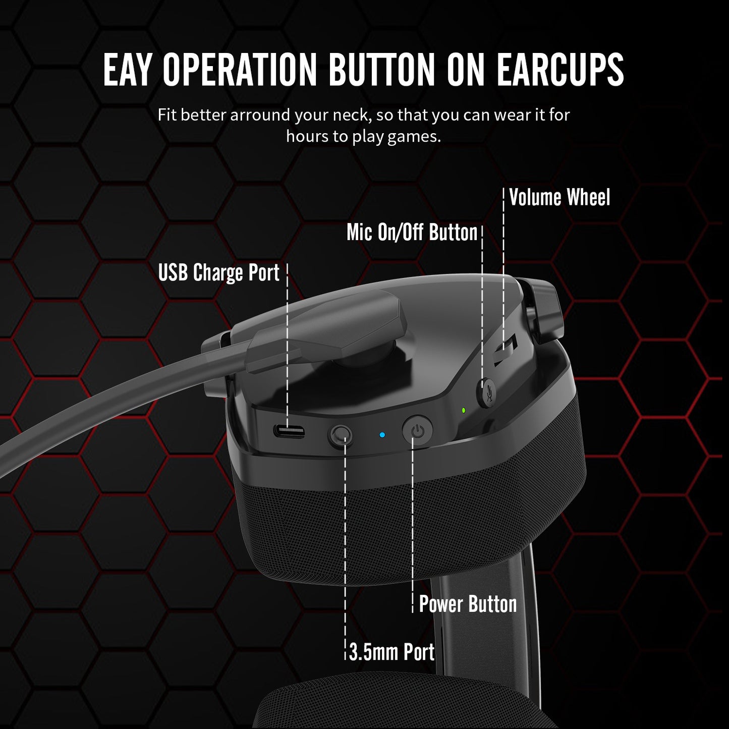 Elite Wireless Gaming Headset - Professional Noise-Canceling Audio Experience