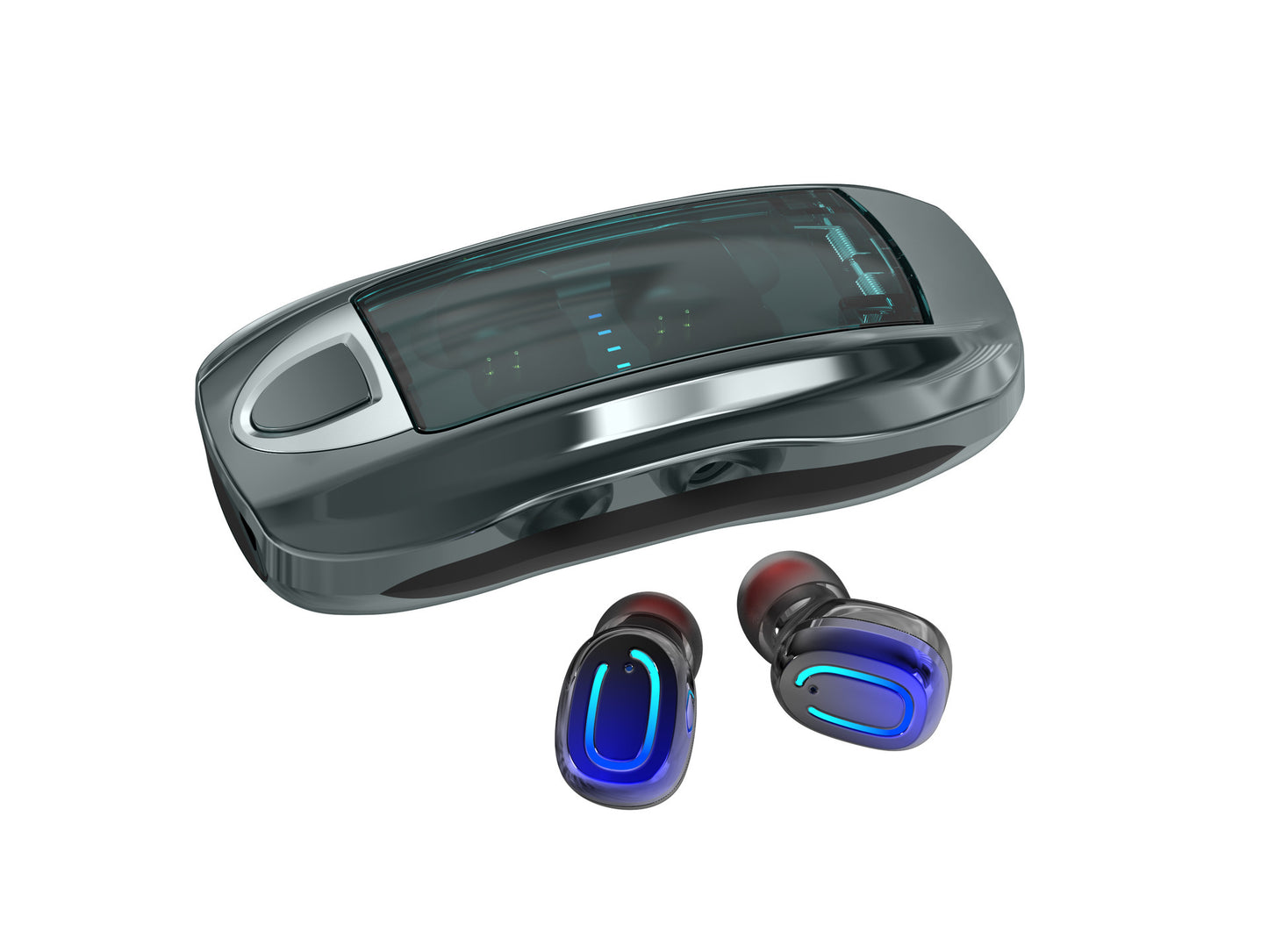 Wireless Bluetooth 5.0 Earbuds with Power Display - Premium TWS Stereo Headphones