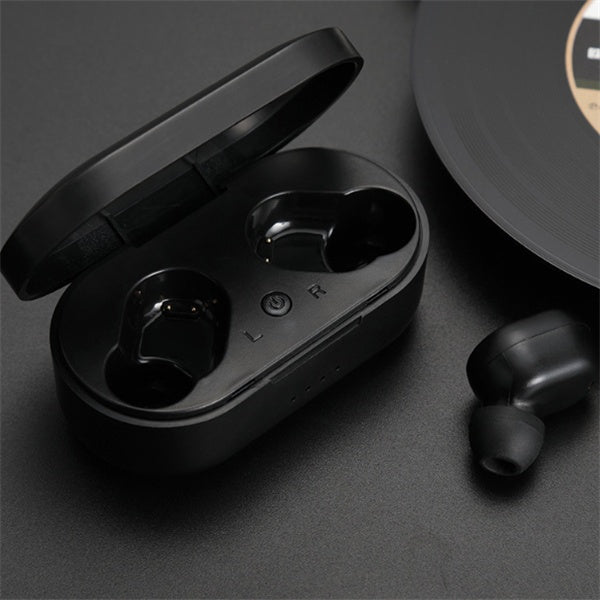 Wireless Bluetooth 5.0 Earbuds with Voice Control & Power Display - M1 Premium Stereo Headset