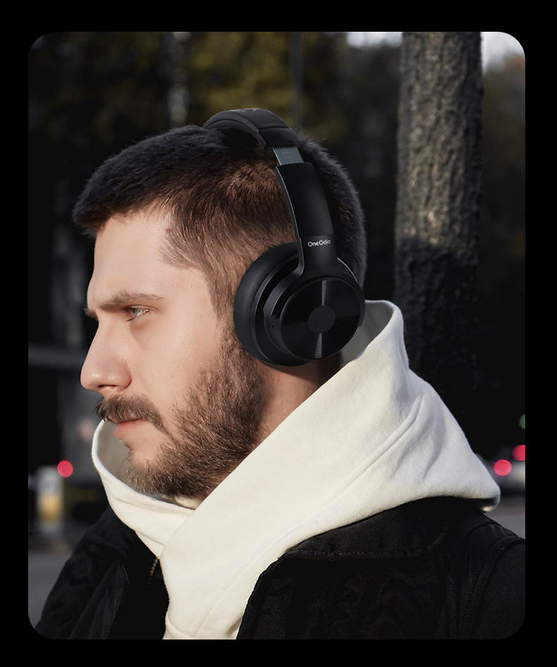 Premium Wireless Bluetooth Headphones with Active Noise Cancellation - OneOdio ANC Gaming Headset