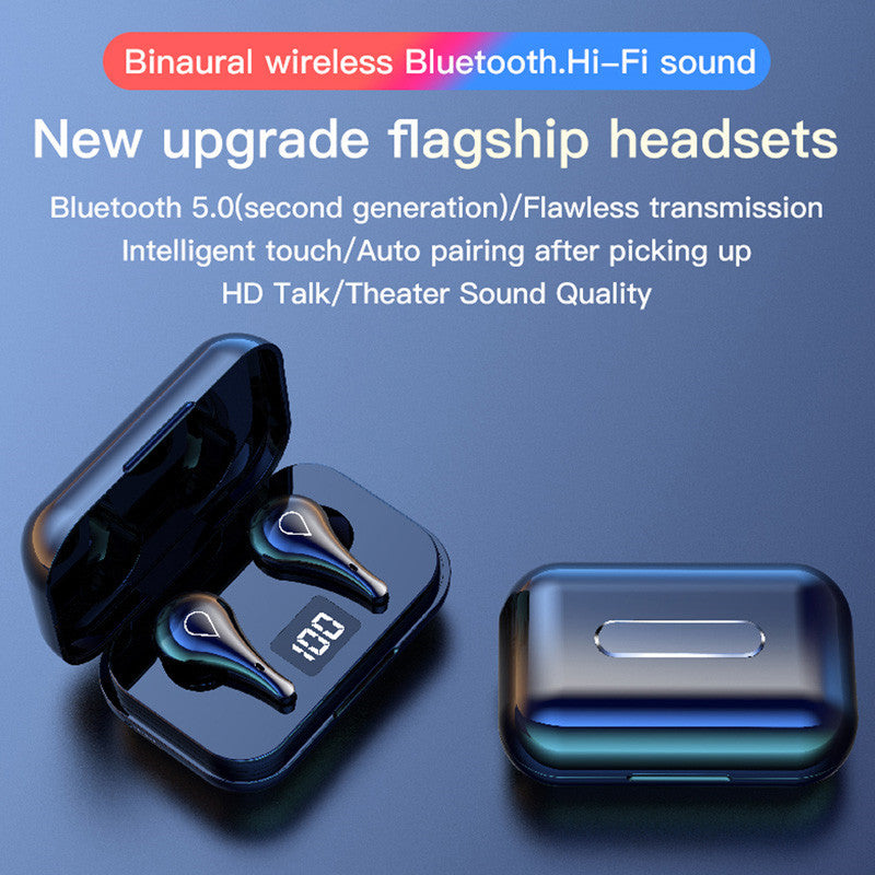 Wireless Bluetooth 5.0 Earbuds - Active Noise Cancelling Sports Headphones