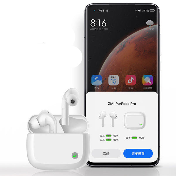 PurPodsPro Wireless Earbuds - Waterproof Bluetooth 5.2 Noise Cancelling Headphones