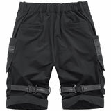 Athletic Quick-Dry Black Shorts - Lightweight Summer Sports Shorts for Men