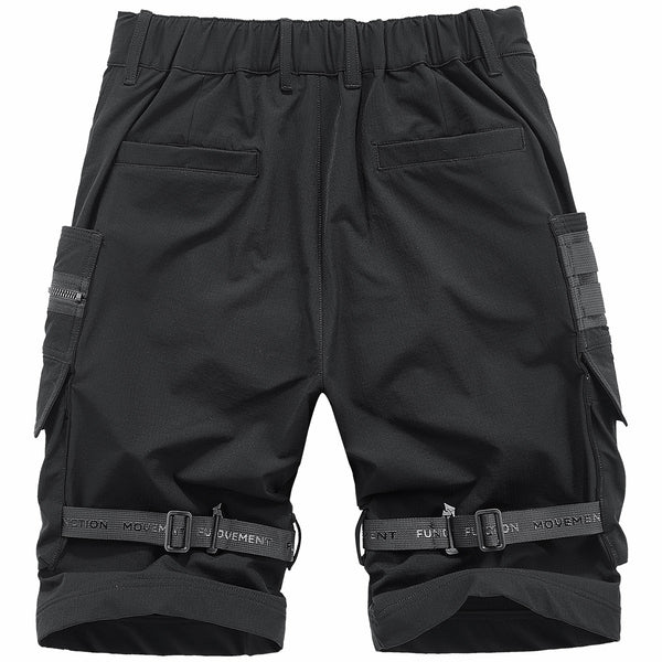 Athletic Quick-Dry Black Shorts - Lightweight Summer Sports Shorts for Men