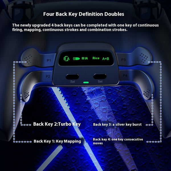 Elite Gaming Controller Back Button Attachment for PS5 - Professional Macro Programming Kit