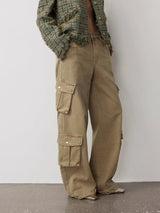 Heavy Washed Personalized Distressed American Streetwear Cocoon Jeans