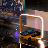 3-in-1 Wireless Charging Station with LED Night Light - Phone, Watch & Headset Charger