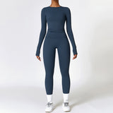 Women's Premium Brushed Yoga Set - Quick-Dry Fitness Tracksuit