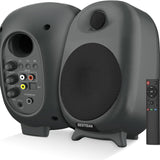 Compact Desktop USB Speakers - 2.0 Channel Wired Subwoofer System