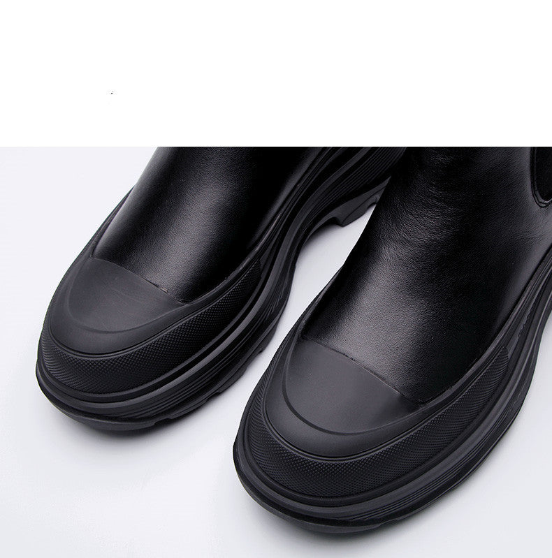 Premium Men's High-Top Casual Fashion Sneakers - Comfortable Street Style Shoes
