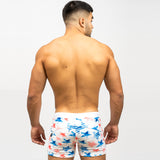 Premium Plus Size Beach Swimming Trunks - Loose Fit Boxer Style Swimwear for Men
