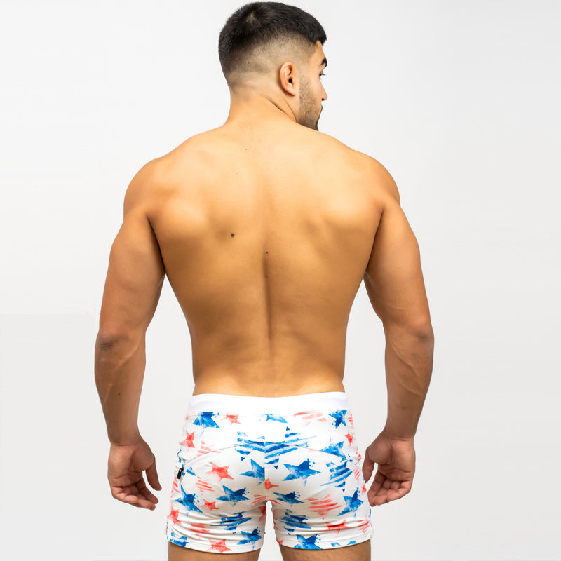 Premium Plus Size Beach Swimming Trunks - Loose Fit Boxer Style Swimwear for Men