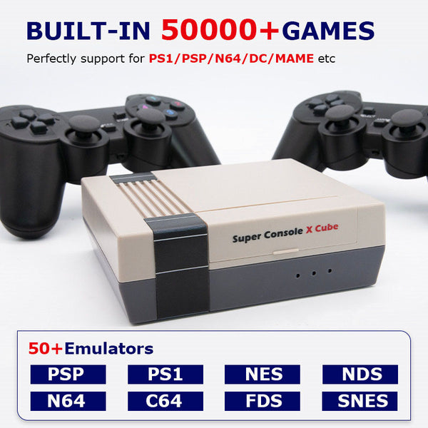 Classic Retro Gaming Console - 8-Bit Entertainment System with Built-in Games