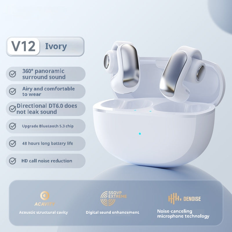 Revolutionary Bone Conduction Wireless Earphones - 65 Hour Battery Life