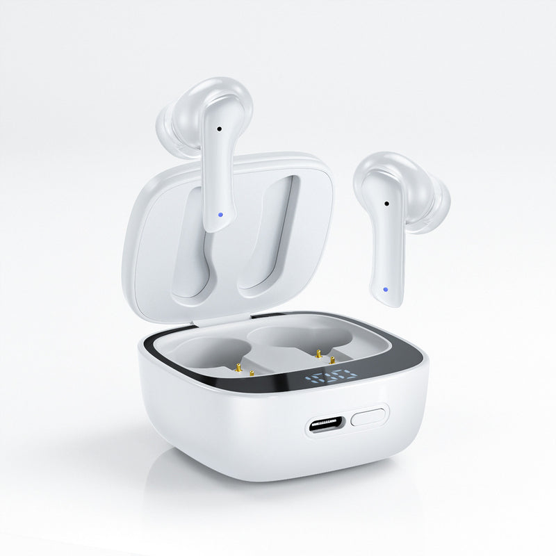 Advanced Wireless Bluetooth Headset XY16 - ANC ENC Noise Reduction with Dual Camera & Digital Display