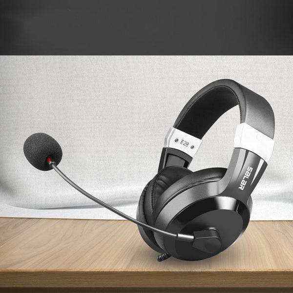 Professional Gaming Headset with Microphone - USB & 3.5mm Compatible