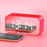 Smart Bluetooth Alarm Clock Speaker - Wireless Audio with FM Radio & LED Display