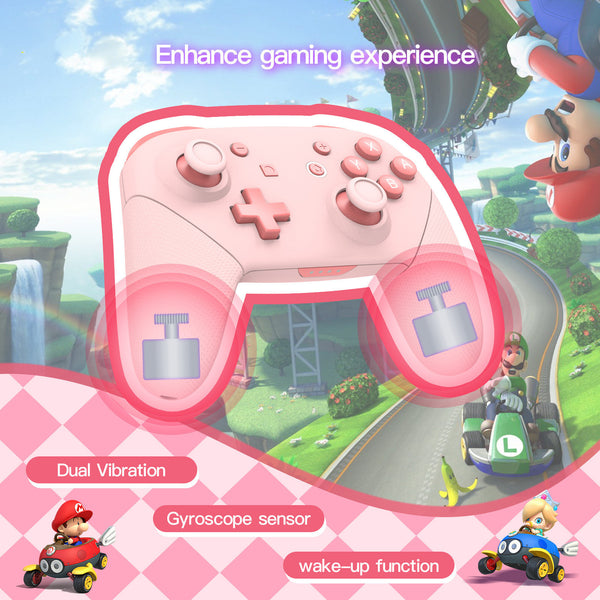 Wireless Gaming Controller - Nintendo Switch Compatible Handle with Motion Control