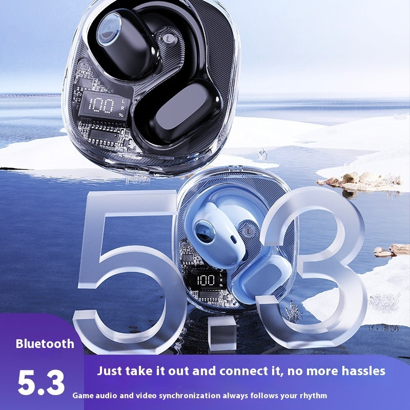 Wireless Bluetooth Earbuds - Open-Ear Sports Headphones with 8+ Hour Battery Life