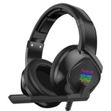 RGB Gaming Headset - Premium Over-Ear Headphones with Noise Cancelling Mic for Xbox One & PS4