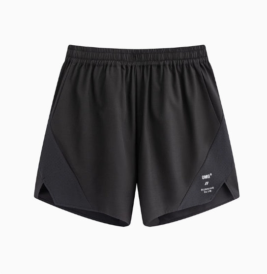 Men's Athletic Running Shorts - Four-Point Stretch Training Shorts with Laser Punching Technology