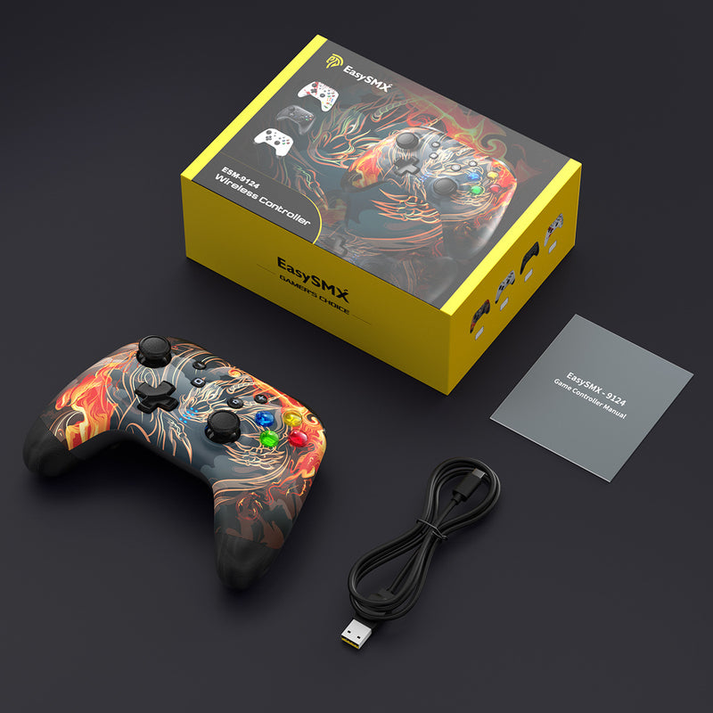 Ultimate Wireless Gaming Controller - Bluetooth 4-Key Programmable Gamepad for Switch/PC/Mobile