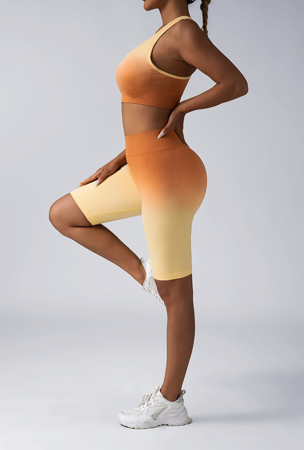 Premium High-Waisted Scrunch Butt Lifting Workout Shorts - Seamless Yoga & Gym Athletic Wear