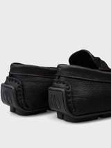 Premium Genuine Leather Slip-On Loafers - Men's Casual Peas Driving Shoes