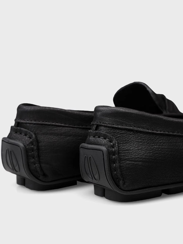 Premium Genuine Leather Slip-On Loafers - Men's Casual Peas Driving Shoes