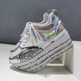 Stylish Breathable Mesh Platform Shoes