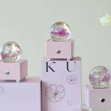 Enchanting Cherry Blossom Crystal Ball Bluetooth Speaker - Premium K9 Crystal Audio Device