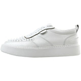 Stylish Men's Platform Rivet Casual Shoes - Comfortable Lace-Up Design