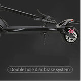 High-Performance Electric Scooter with 9-Inch Wide Tires - 36V Dual Drive Folding Design