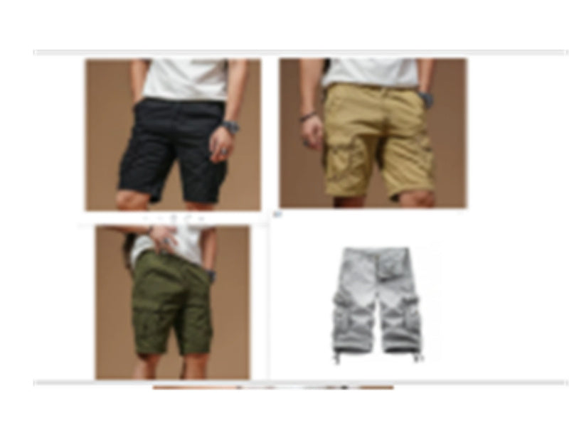 Versatile Men's Summer Workwear Shorts - Comfortable Five Quarter Length