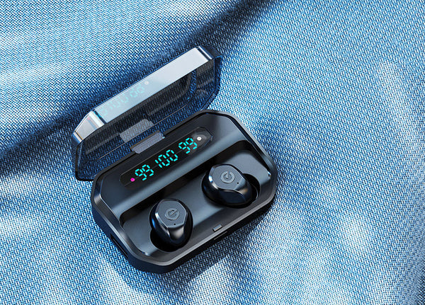 Wireless Bluetooth Earbuds - Invisible Mini Sports Running Headphones with 20m Range