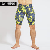 Men's Quick Dry Polyester Swimming Trunks - Comfortable Five Point Swim Shorts