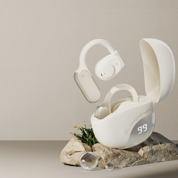 Wireless Bone Conduction Bluetooth Headset - Open-Ear Sports Earphones with 8-Hour Battery Life