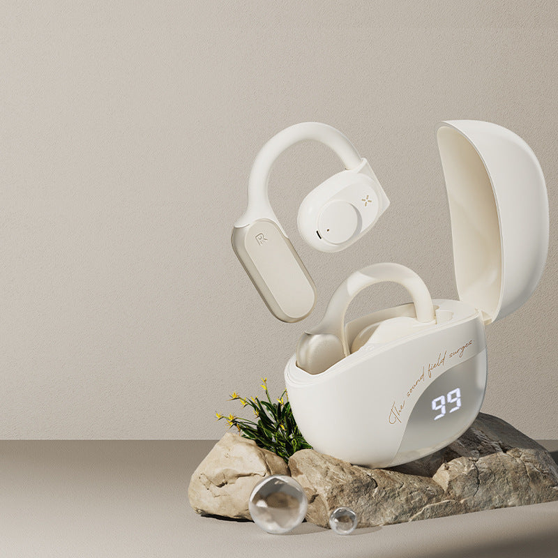 Wireless Bone Conduction Bluetooth Headset - Open-Ear Sports Earphones with 8-Hour Battery Life