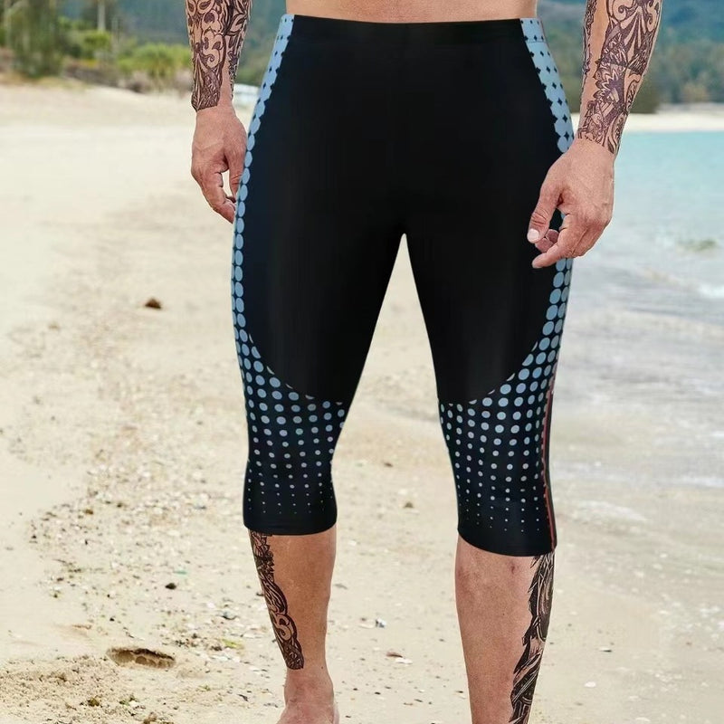 Stylish Men's Multi-Functional Beach Swimming Trunks - Quick Dry Nylon Swimwear