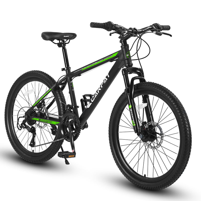 High-Performance 26-Inch Mountain Bike with Shimano 21-Speed Transmission & Disc Brakes