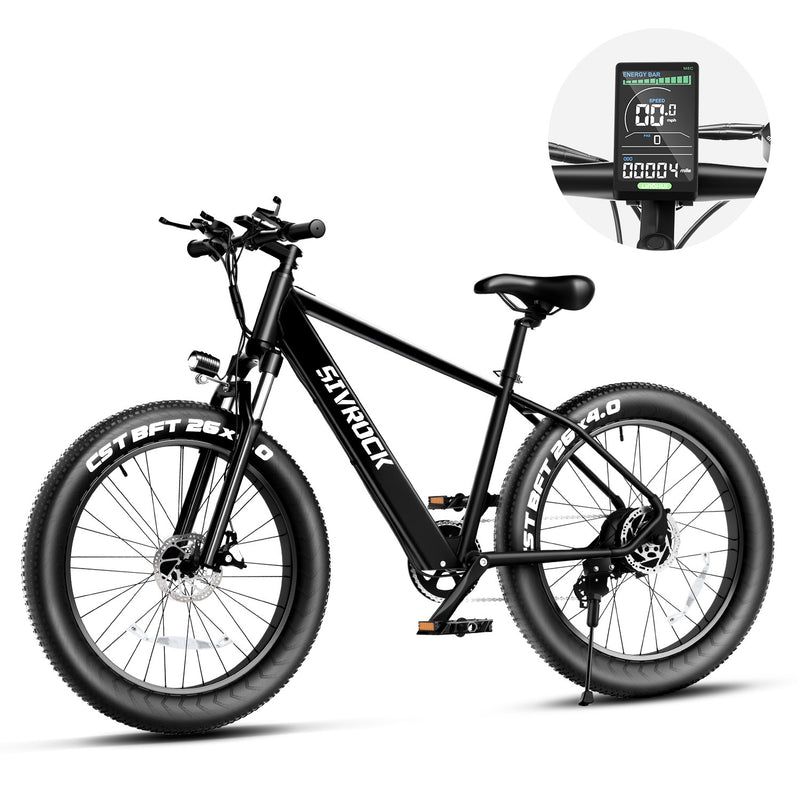 1000W Fat Tire Electric Mountain Bike - 26" Professional E-Bike with 48V Battery