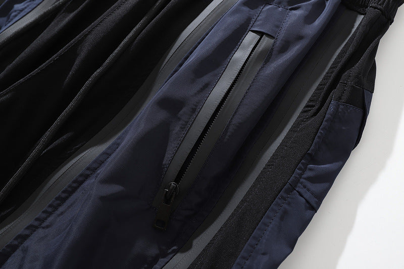 Urban Multi-Pocket Drawstring Cargo Trousers - Loose Fit Street Style Pants
