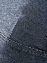 Tie-dye Gradient Worn Looking Washed-out Cropped Jeans Casual Pants