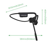 Advanced ENC Wireless Bone Conduction Bluetooth Headphones - Open Ear Design