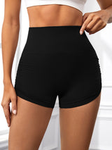 Premium High-Waisted Scrunch Butt Lifting Workout Shorts - Seamless Yoga & Gym Biker Shorts for Women