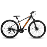 A29367 29 Inch Mountain Bike 21 Speed, Suspension Fork, Aluminum Frame Disc Brake, Mountain Biking For Both Men And Women.