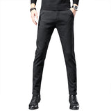 Executive Thermal Business Trousers - Anti-Wrinkle Fleece-Lined Dress Pants
