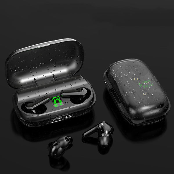 Wireless Bluetooth 5.0 Earbuds with Noise Reduction & 2200mAh Charging Case