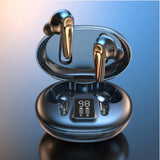 Digital Display Wireless Sports Earbuds - TWS Bluetooth Headphones with Charging Case