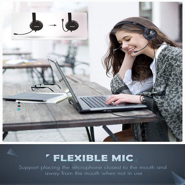 Premium USB Audio Adapter with Microphone - 3.5mm Headset Sound Card for Computer & Mobile